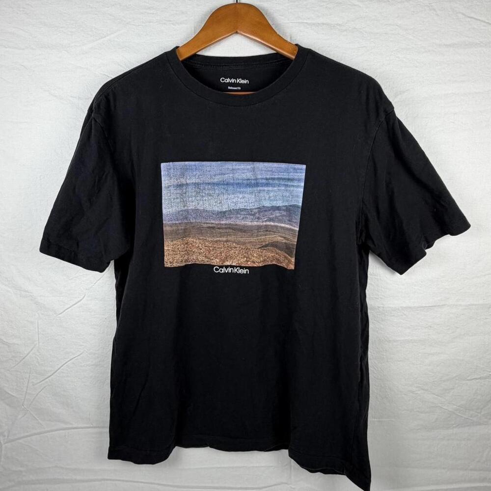 Calvin Klein Desert Mountain Black Tee